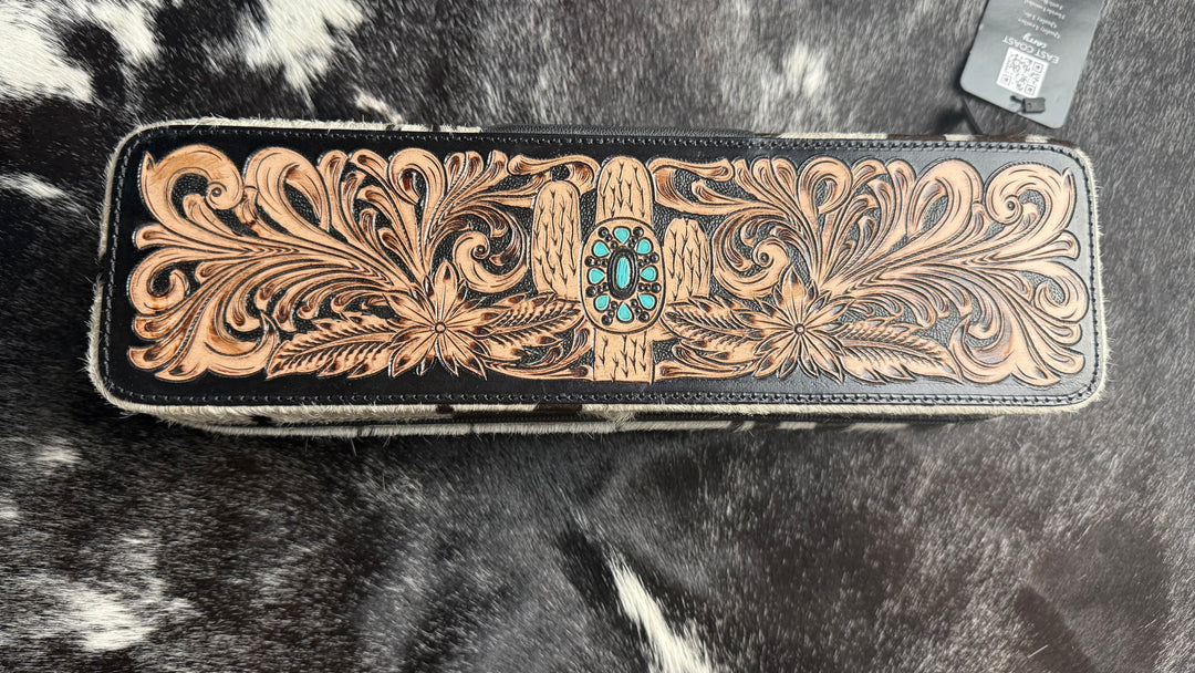 The Wild Hair Tool Box | Western Cowhide Hair Tool Travel Case
