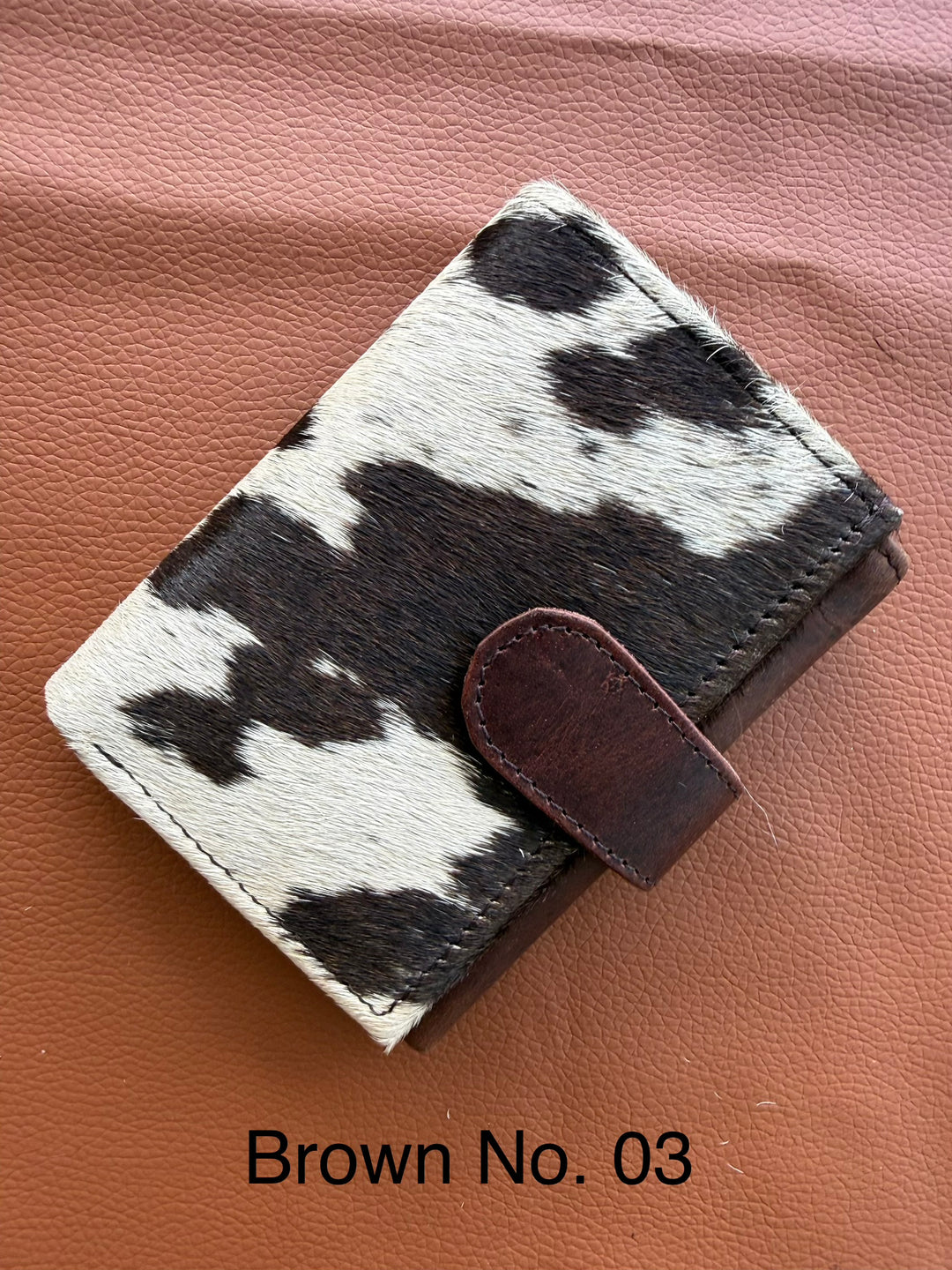 The Little Fold | Hair-On Cowhide Leather Trifold Wallet