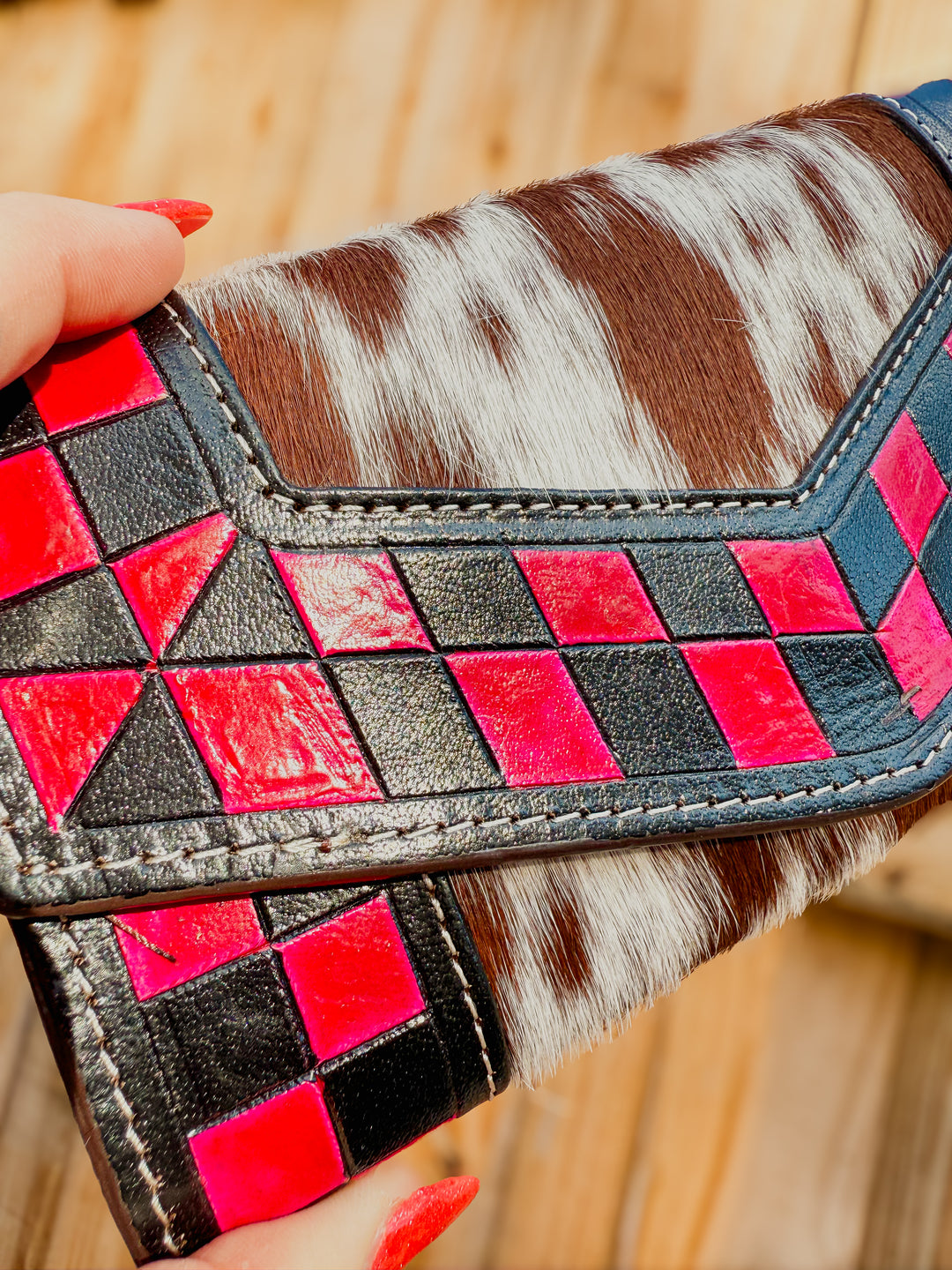 Checkmate: High Voltage Leather Wallet