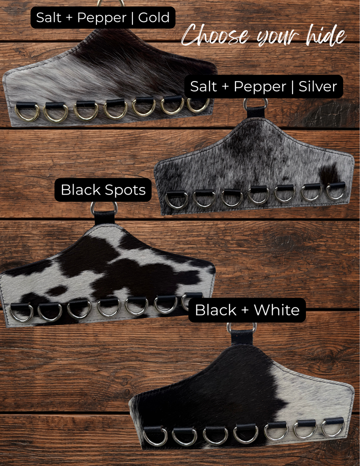 Cowhide Wild Rag Scarf Holder
