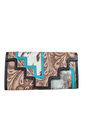 Two Step - Blue Mesa : Tooled Leather and Cowhide Wallet