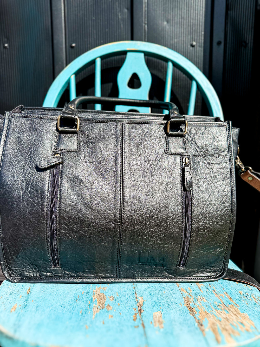 Women’s Work-Ready Cowhide & Tooled Leather Concealed Tote