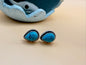 Santa Rosa Turquoise Sterling Silver Stud Earrings