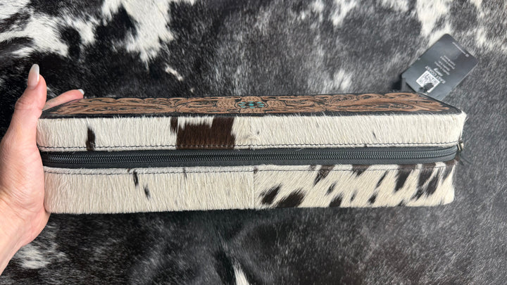 The Wild Hair Tool Box | Western Cowhide Hair Tool Travel Case