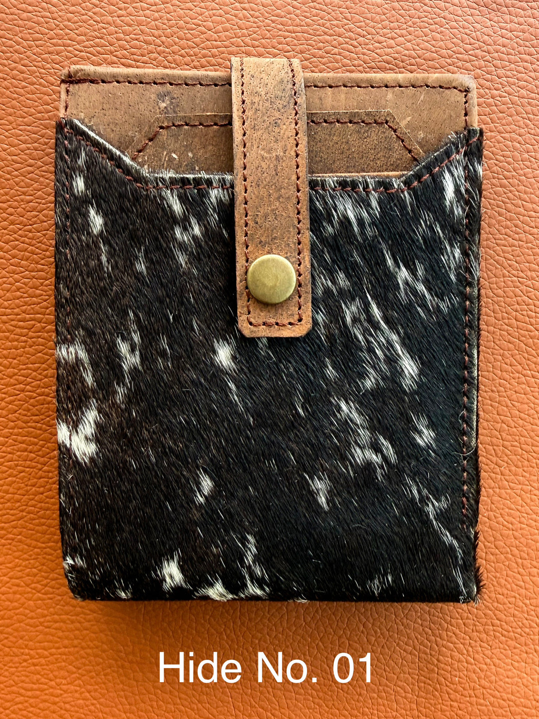 Frontier Fold | Cowhide Bifold Wallet – Handmade Western Leather Wallet for Men