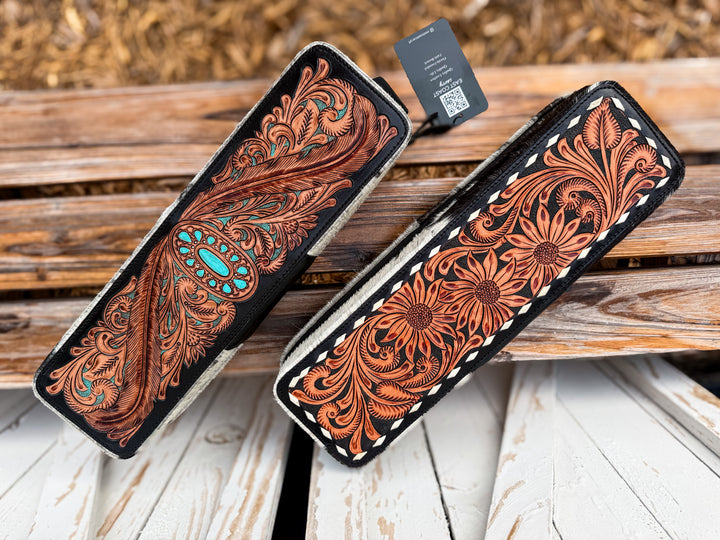 The Wild Hair Tool Box | Western Cowhide Hair Tool Travel Case