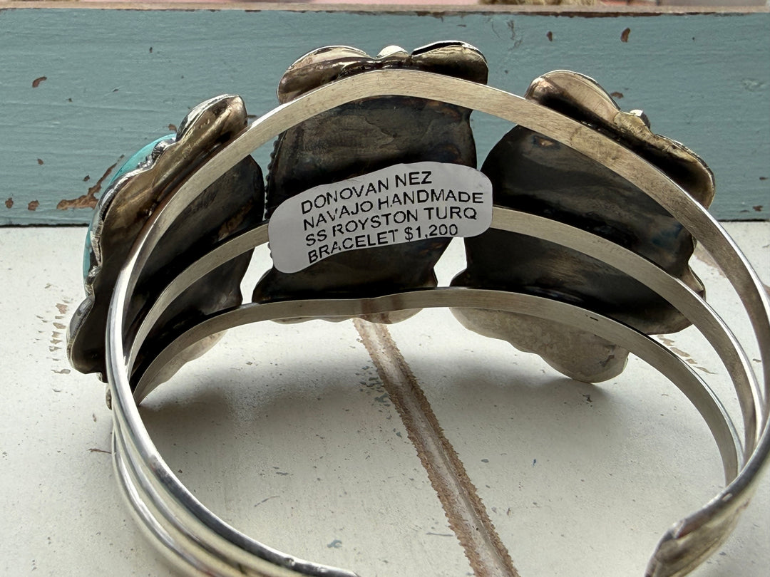 Donovan Nez Royston Turquoise Cuff Bracelet