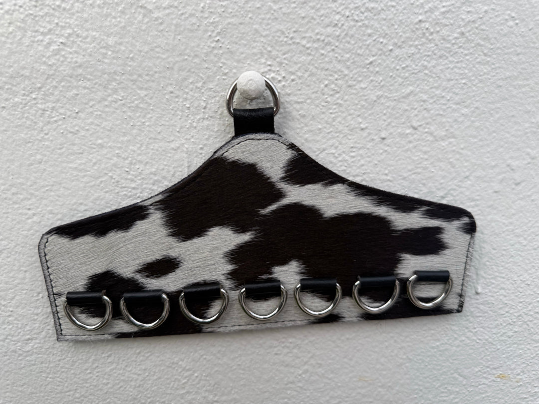 Cowhide Wild Rag Scarf Holder