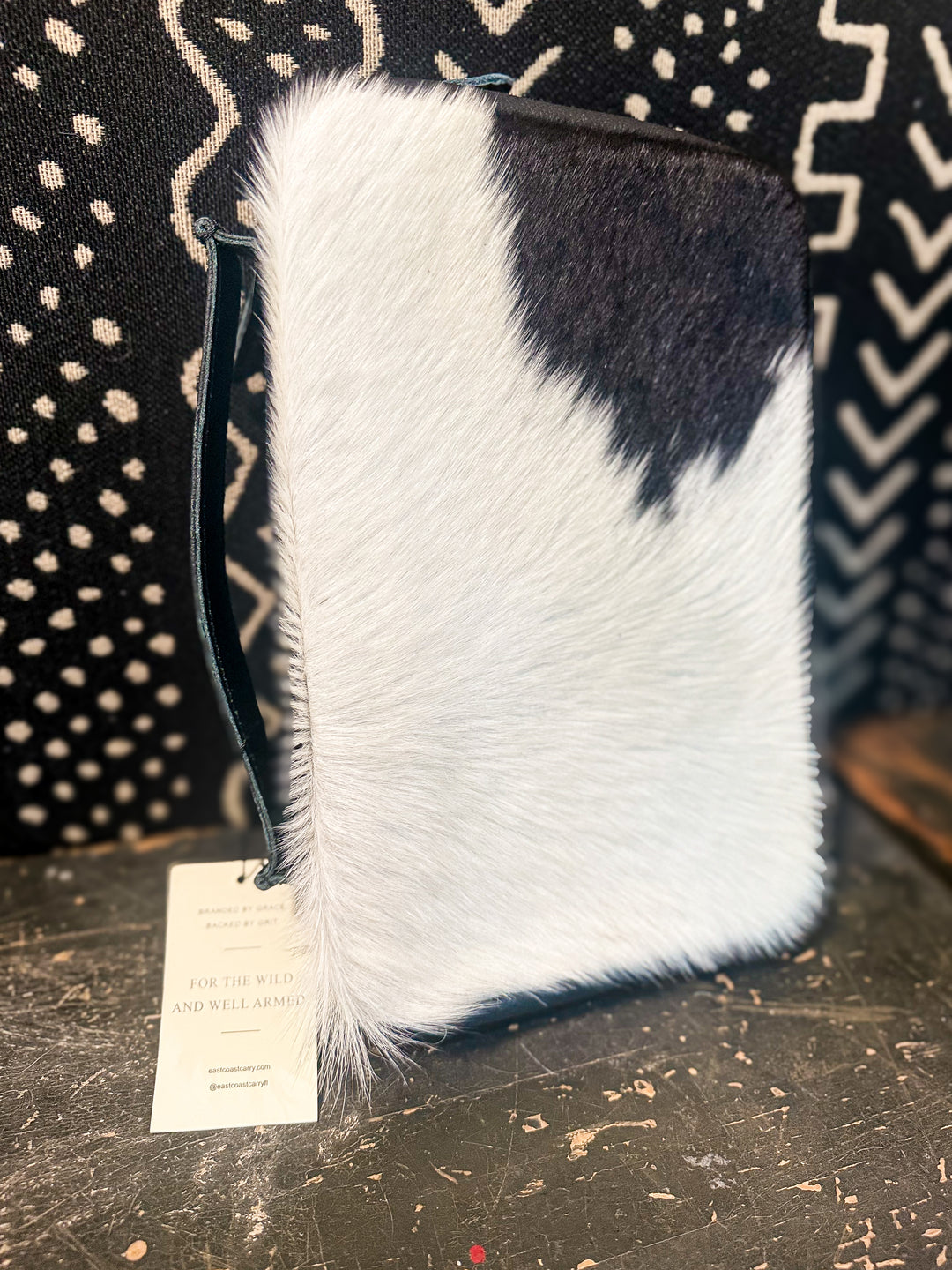 Word over World | Black Handmade Cowhide and Leather Study Bible Zipper Cases