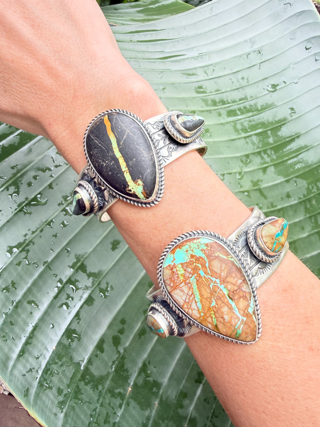 Rick Enriquez #7 of 7 | Royston Ribbon Turquoise Sterling Silver Cuff | 7” Fit