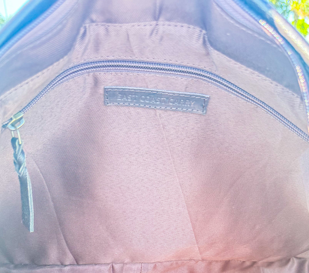 Check Her Out Tote | Genuine Cowhide Patchwork Leather Tote