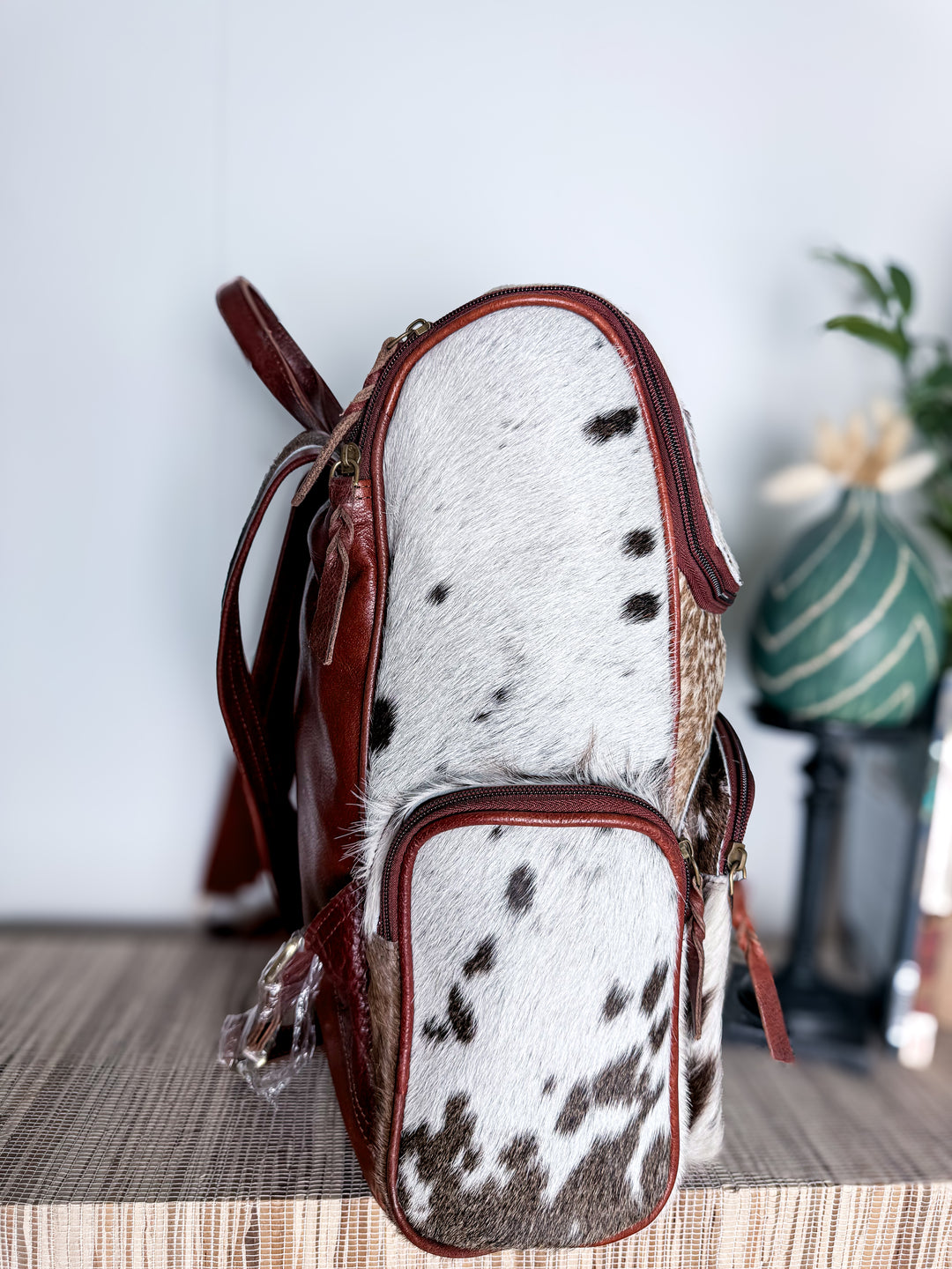 The Bubba Bag™ | Hair-On Cowhide & Genuine Leather Backpack