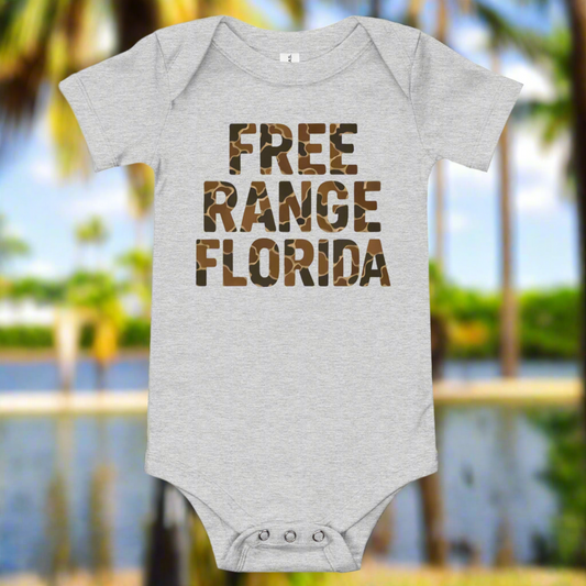Free Range Florida Baby short sleeve cotton one piece