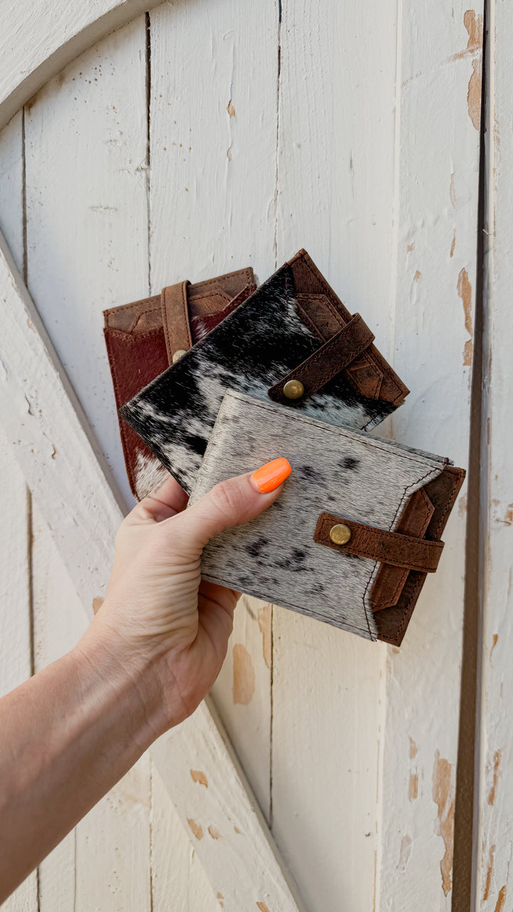 Frontier Hide Cowhide Bifold Wallet – Handmade Western Leather Wallet for Men & Women