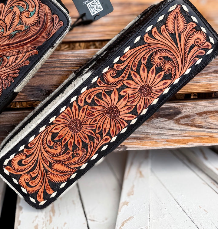 The Wild Hair Tool Box | Western Cowhide Hair Tool Travel Case