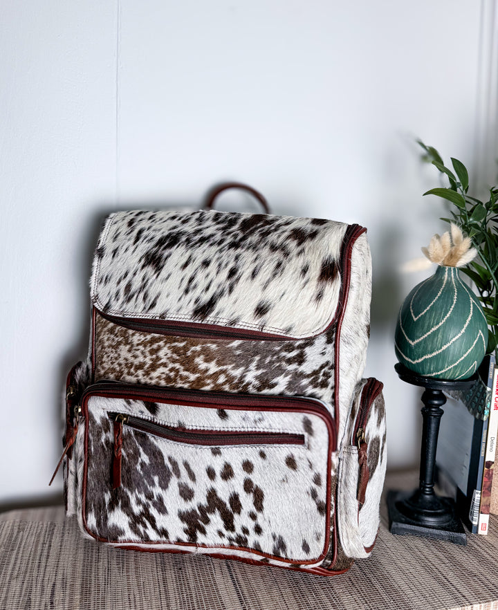 The Bubba Bag™ | Hair-On Cowhide & Genuine Leather Backpack