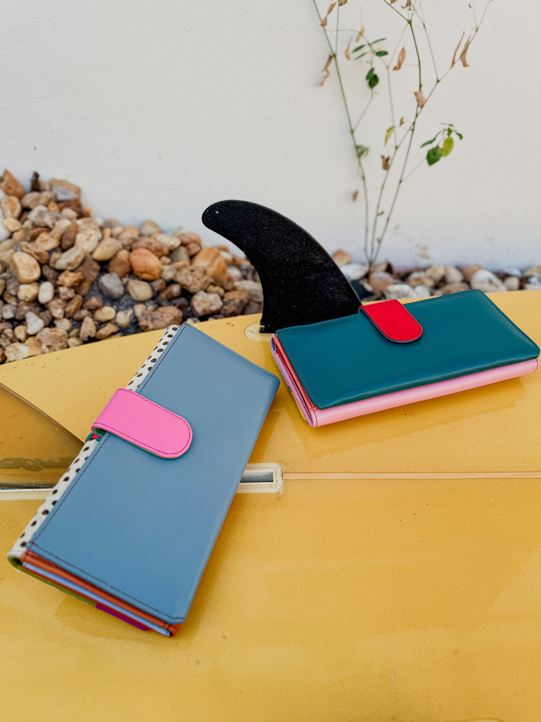 Palm Beach Rodeo | Hair on Hide with Animal Design and Colorful Recycled Leather Wallets