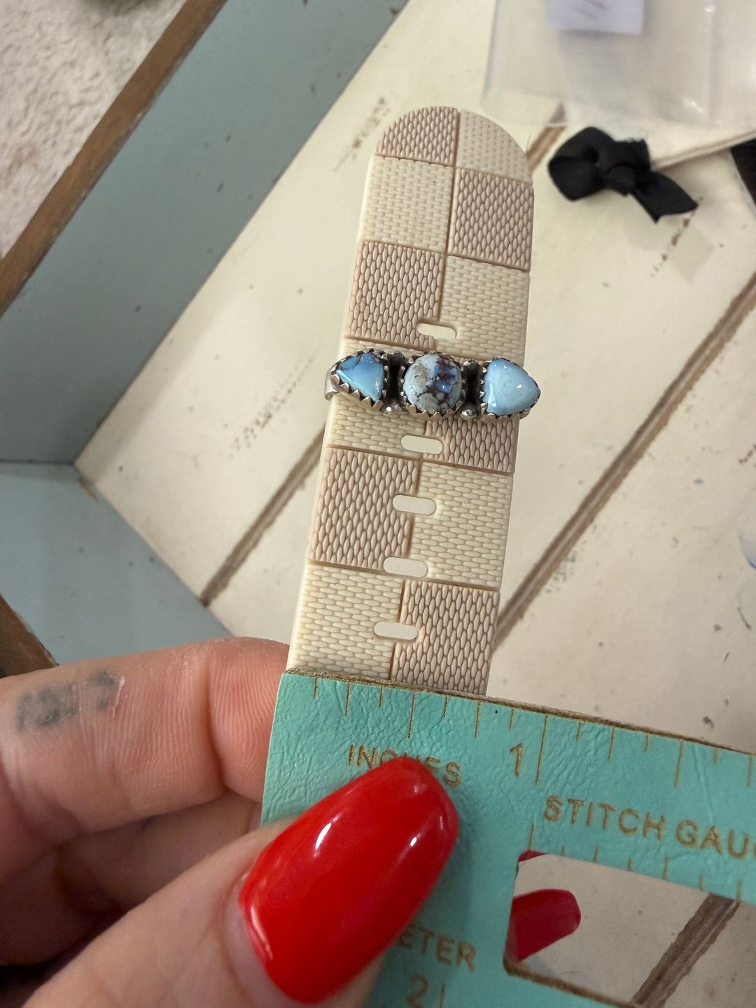 Golden Hills Turquoise Sterling Silver Watch Band Charms