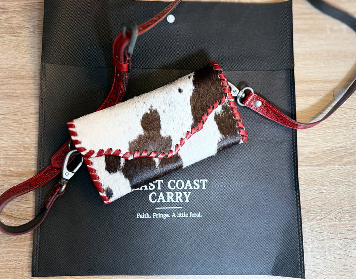 The Quick Draw | Cowhide Crossbody Wallet