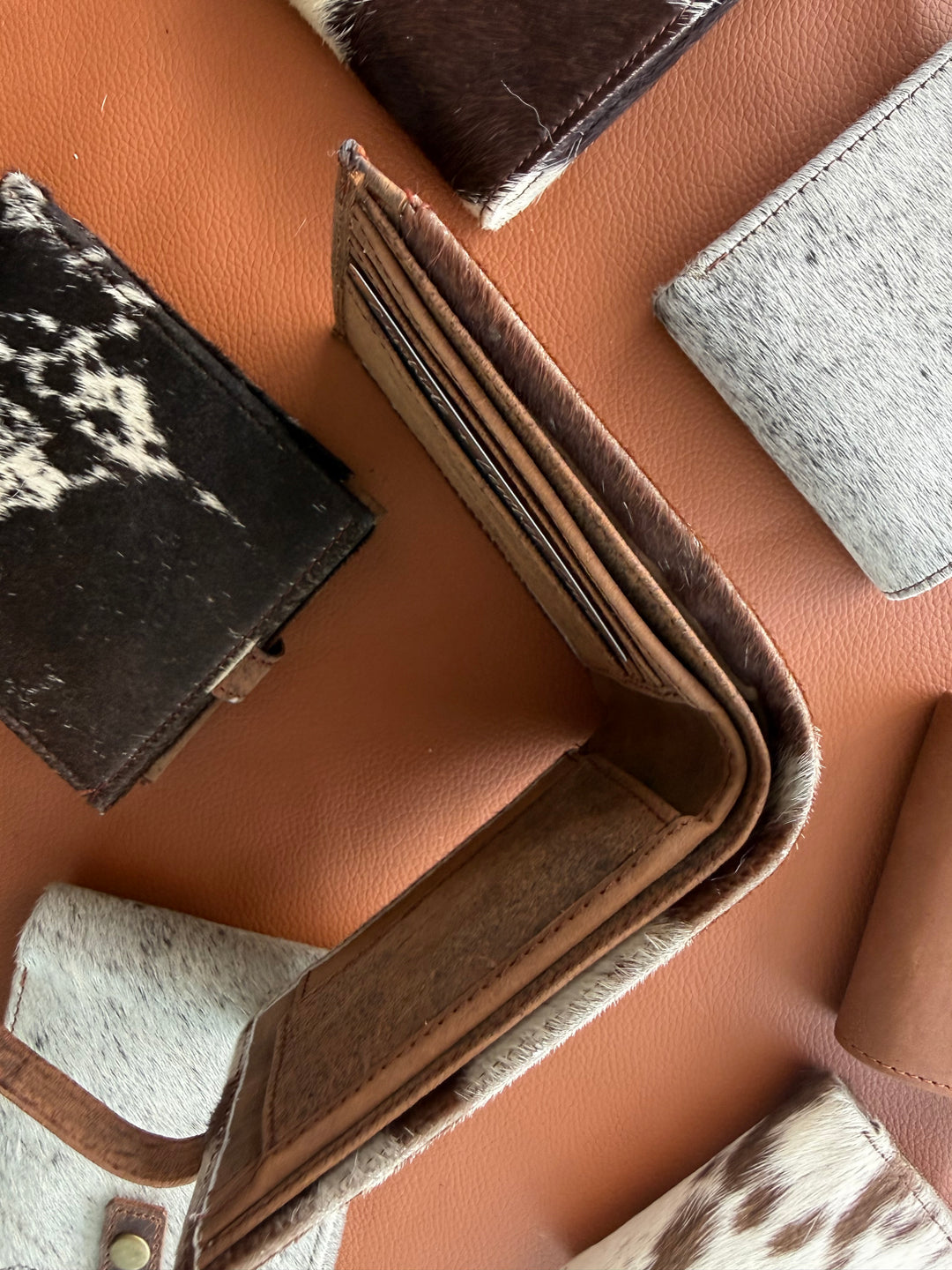 Frontier Fold | Cowhide Bifold Wallet – Handmade Western Leather Wallet for Men