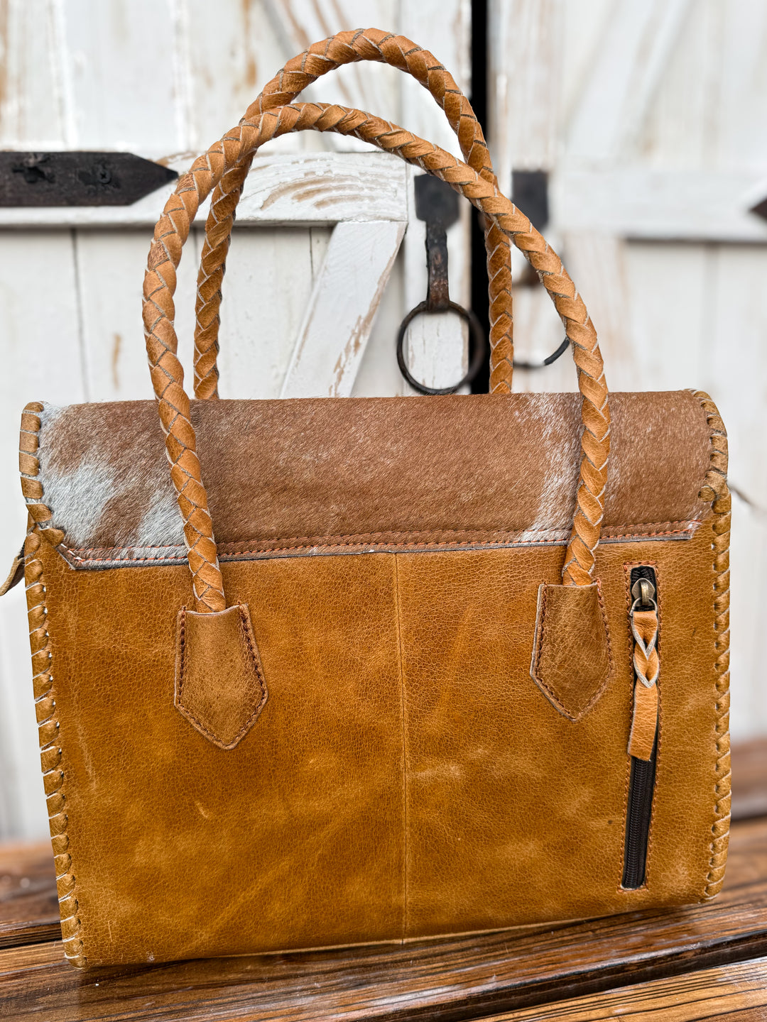 The Ranch Wife Carryall | Cowhide Concealed Carry Western Tote