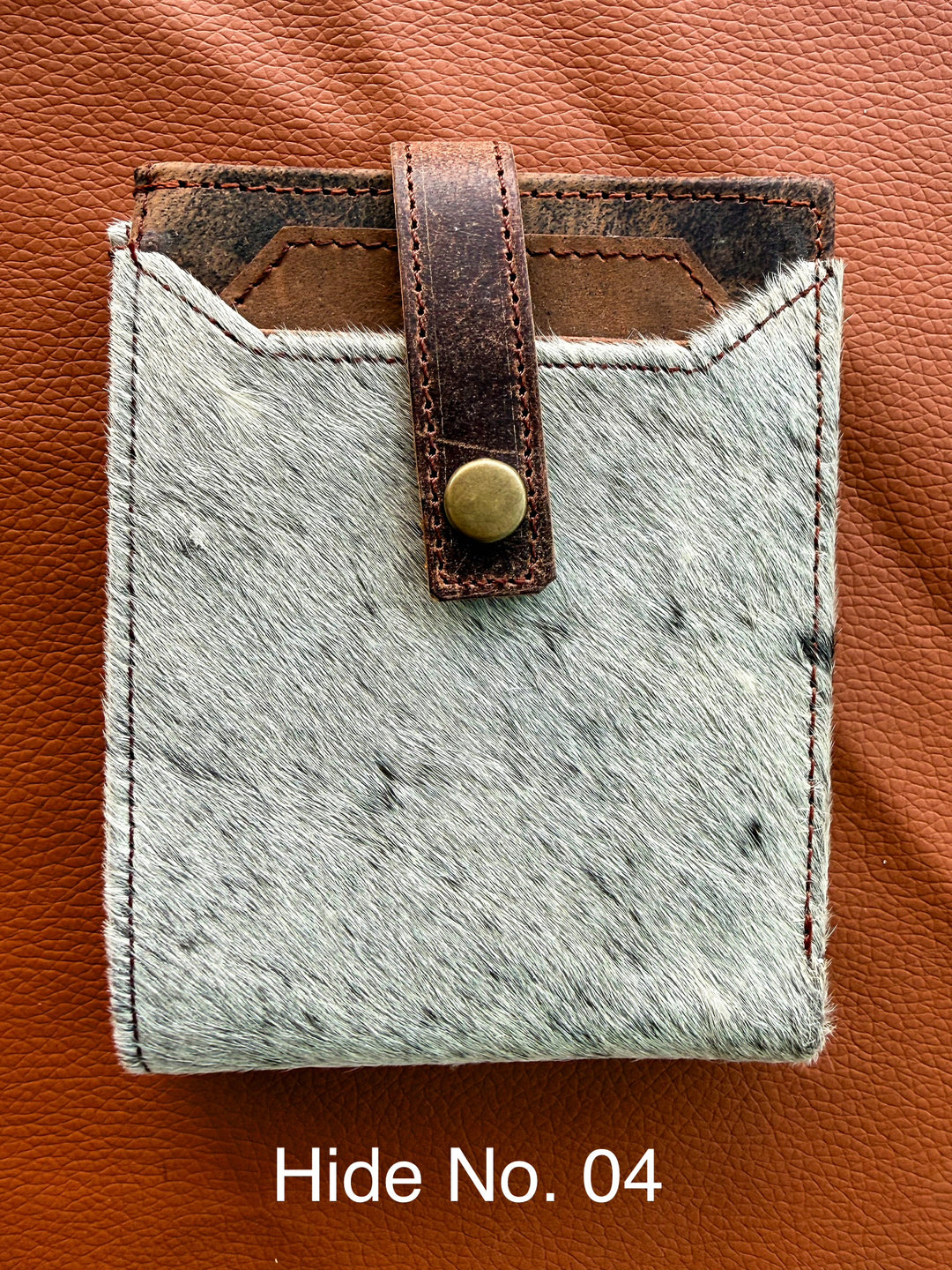 Frontier Fold | Cowhide Bifold Wallet – Handmade Western Leather Wallet for Men