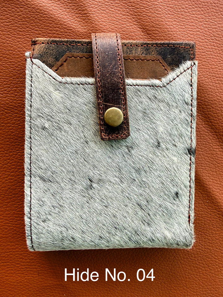 Frontier Fold | Cowhide Bifold Wallet – Handmade Western Leather Wallet for Men