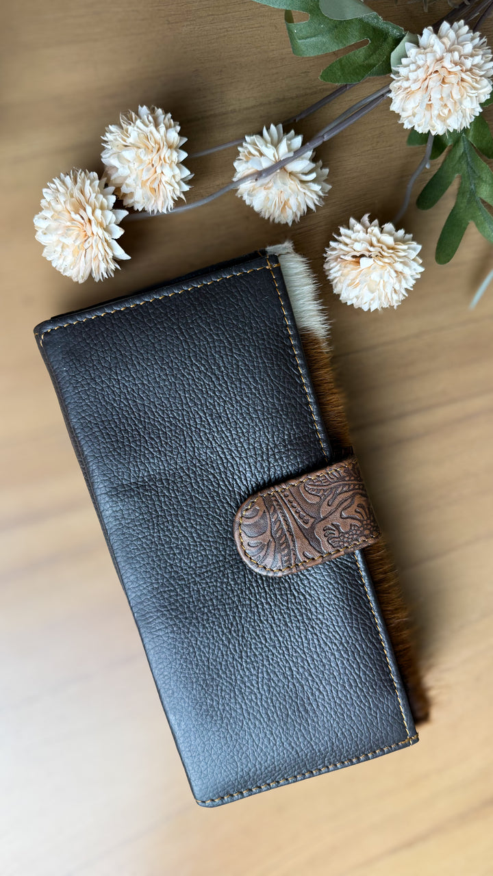 Willow Grace Cowhide Phone Wallet Clutch | Spring Collection Western Leather Wallets 3 Options