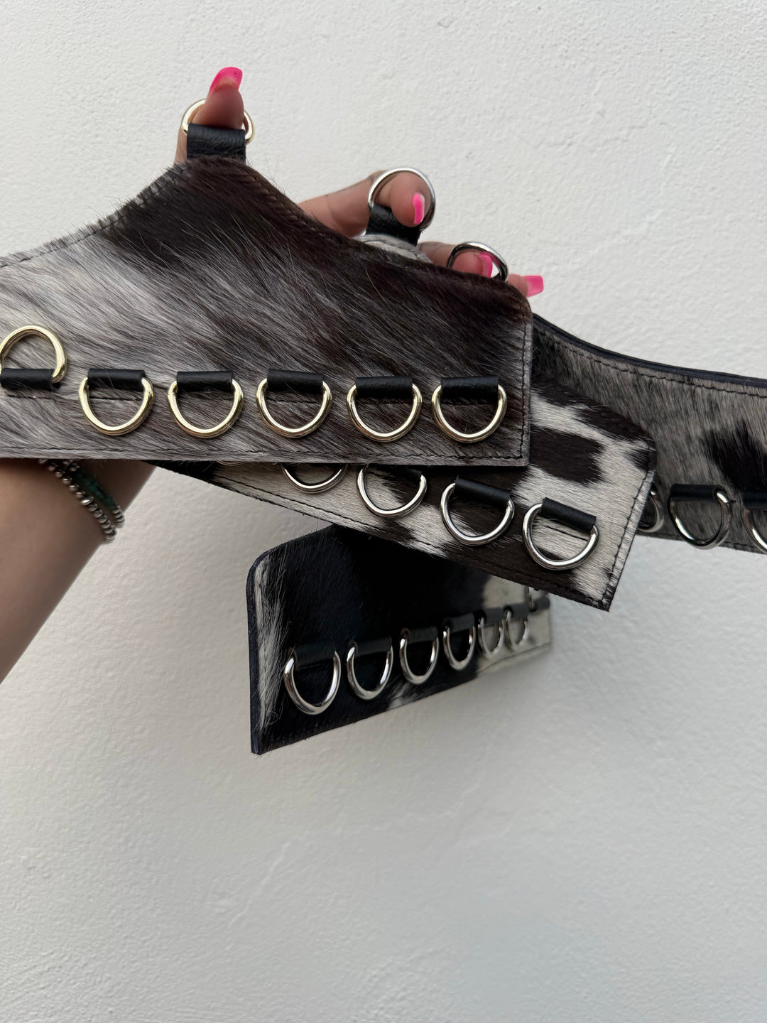 Cowhide Wild Rag Scarf Holder