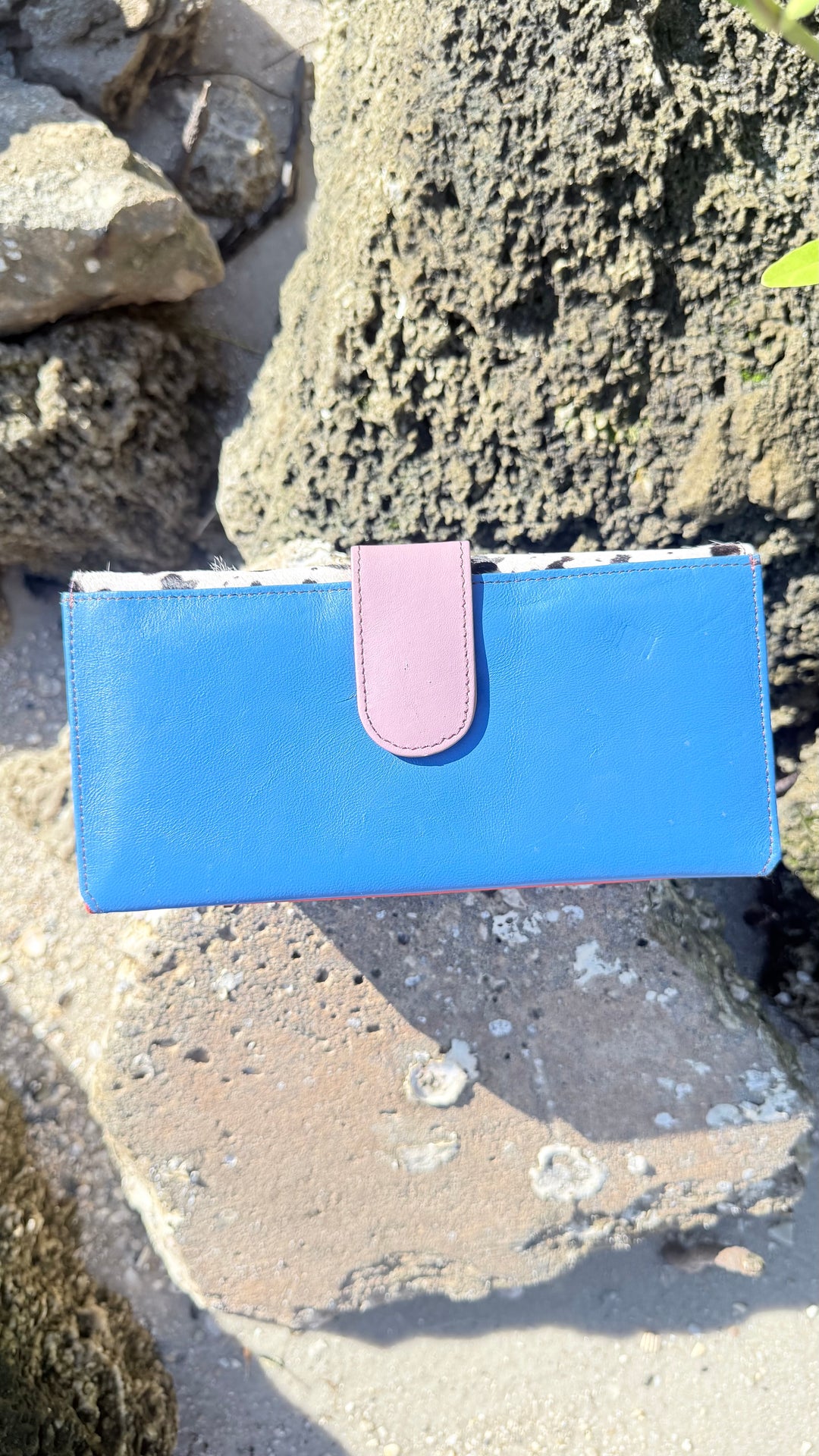 Palm Beach Rodeo | Hair on Hide with Animal Design and Colorful Recycled Leather Wallets