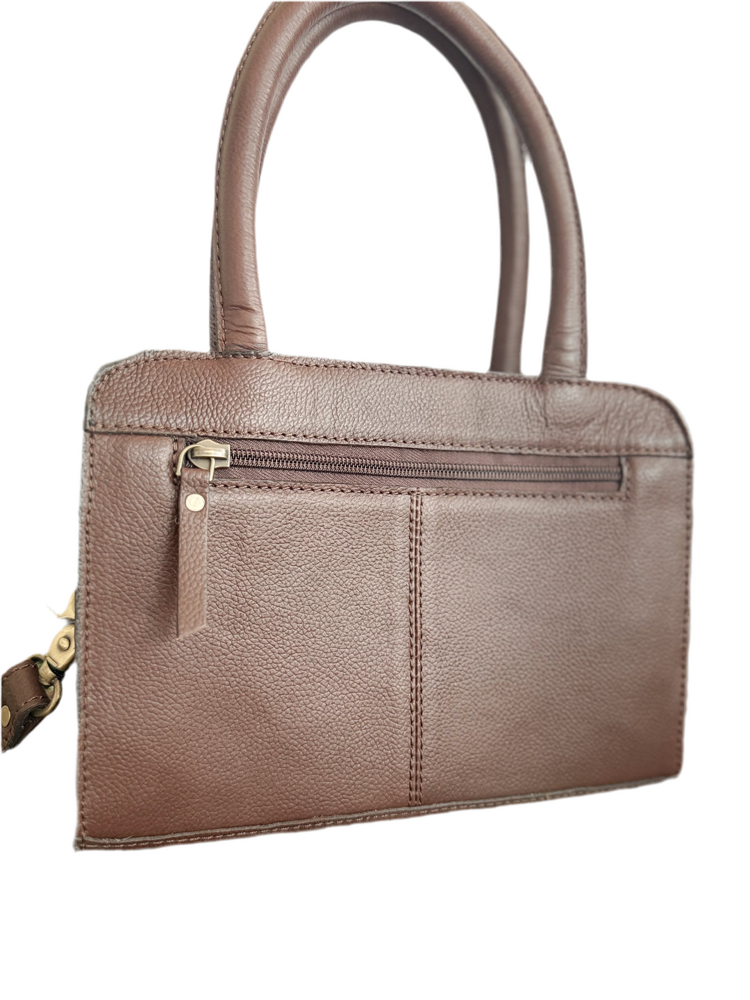 Little Wildflower | Hand Tooled Leather Cowhide and Fringe Mini Western Purse with Handles and Detachable Crossbody Strap