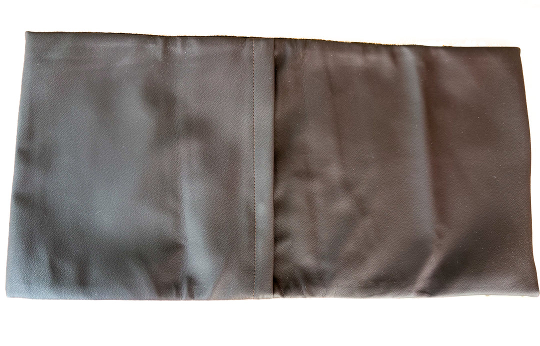 The Hideaway | Hair-On Cowhide & Leather Lumbar Pillow Cover
