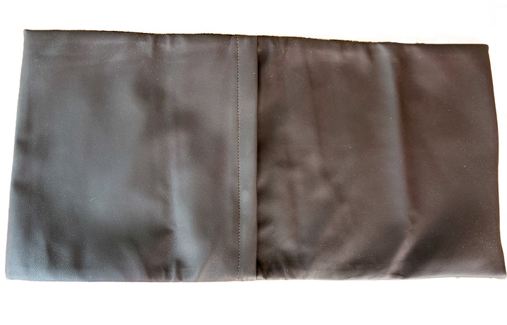 The Hideaway | Hair-On Cowhide & Leather Lumbar Pillow Cover