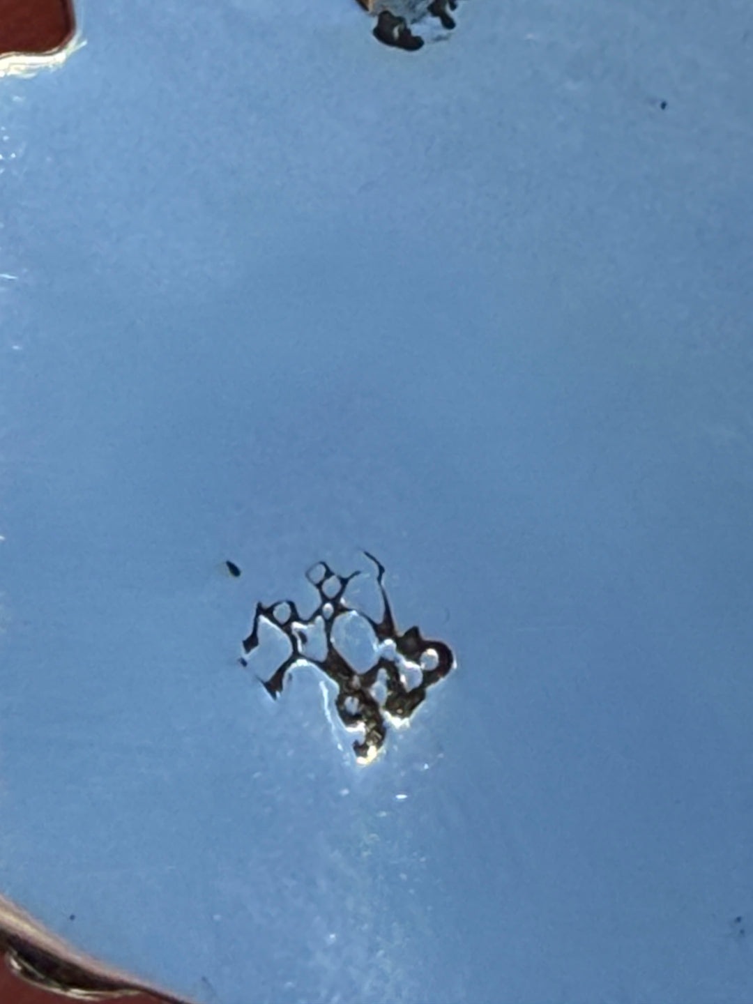 Navajo Handmade Kingman Heart Turquoise Sterling Silver Necklace Signed