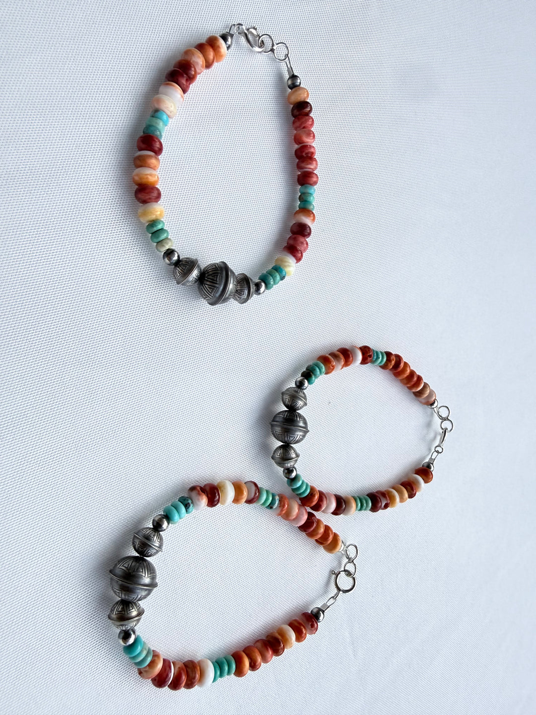 Kimberly Tom Navajo Spiny Oyster & Turquoise Stacker Bracelet