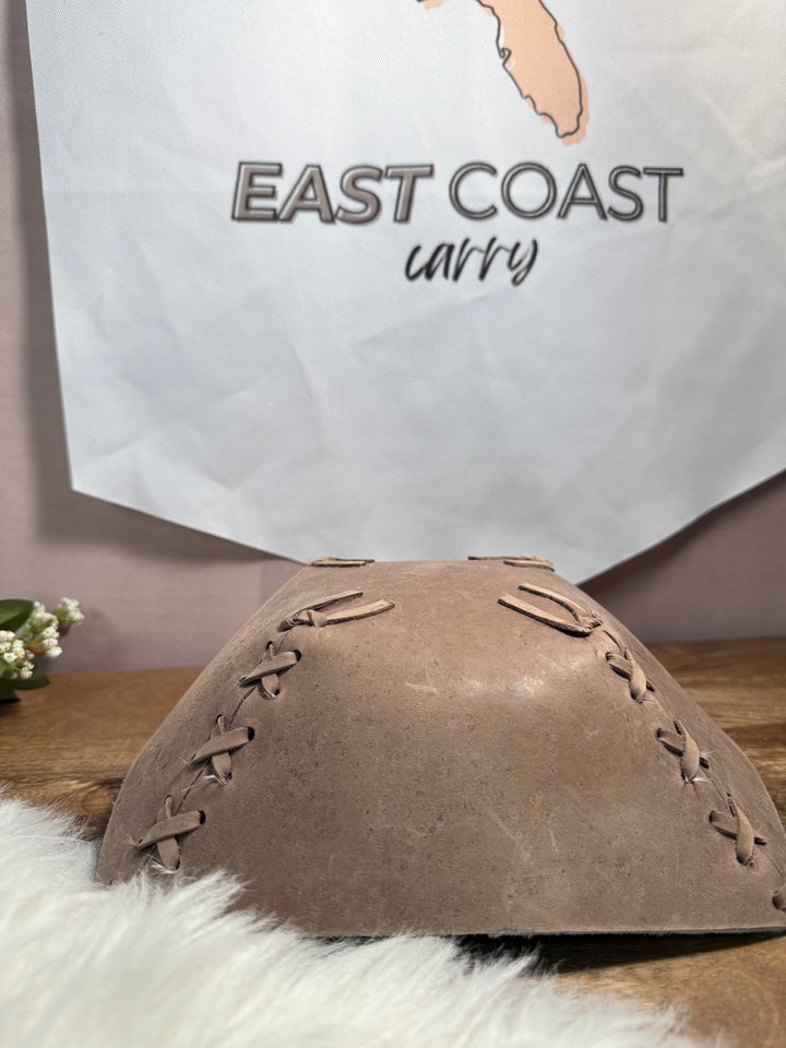 Handmade Cowhide Leather Catch-All Tray | Western Valet Tray