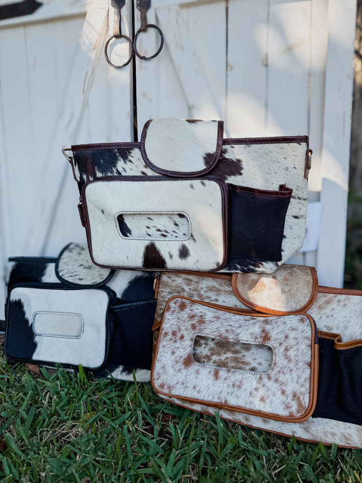 The Outlaw Parent™ Cowhide Stroller Bag