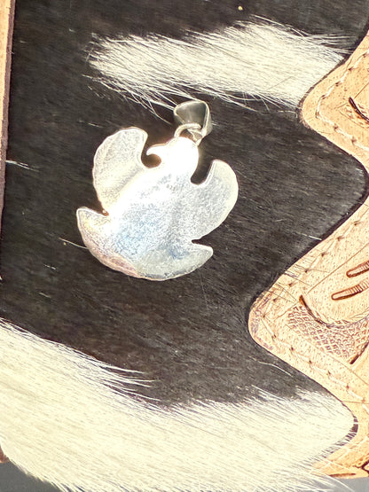 Thunderbird Turquoise & Sterling Silver Southwestern Designer Pendant
