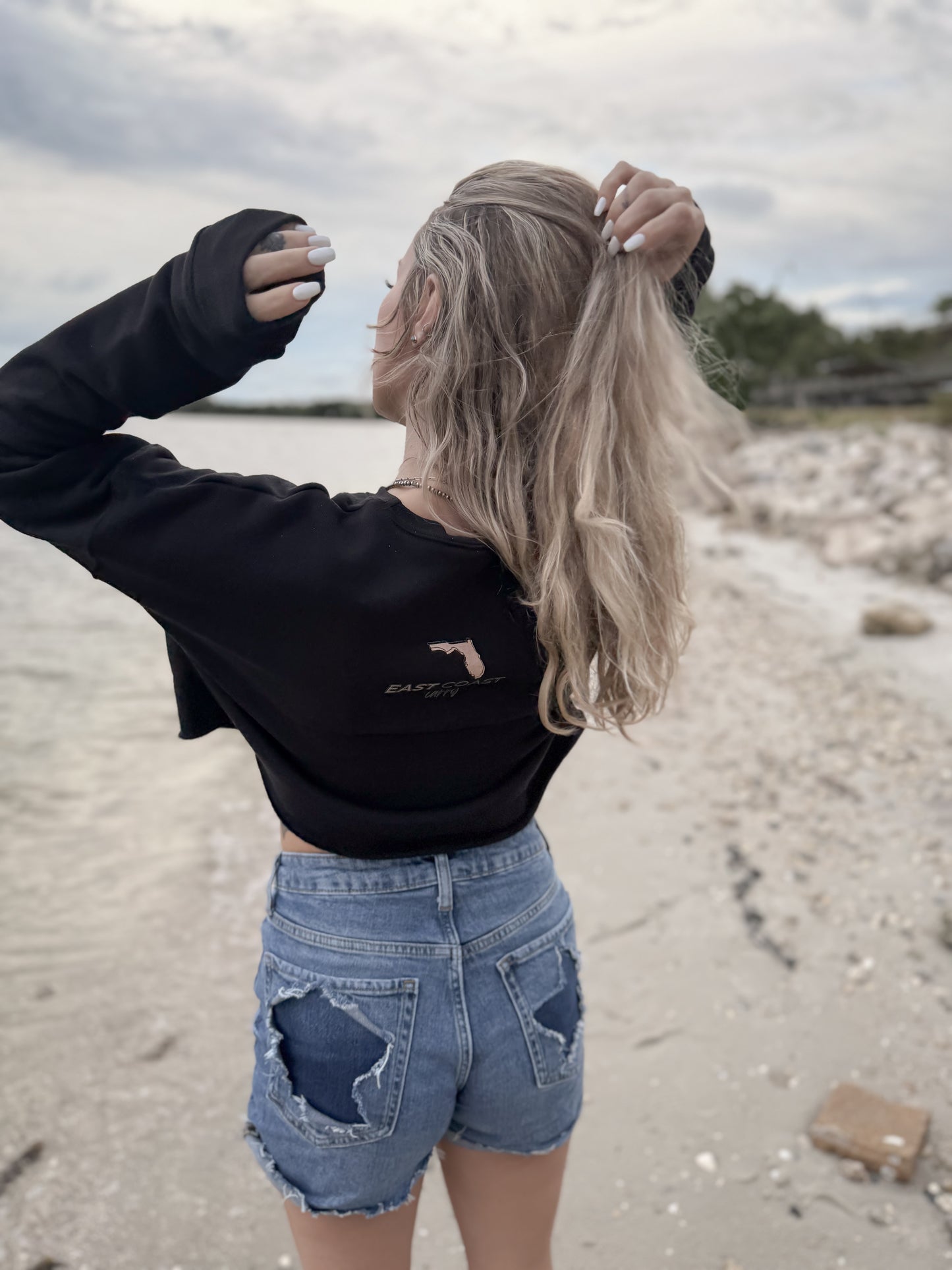 Keep Florida Feral Crop Sweatshirt