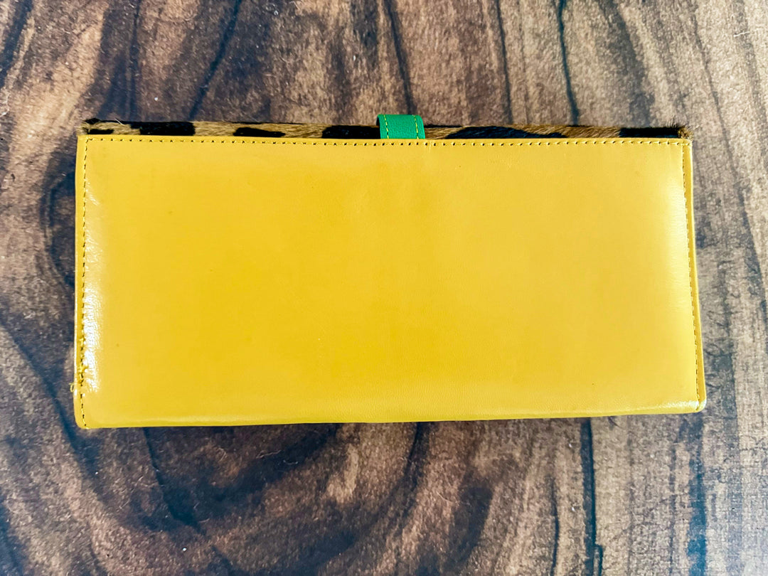 Palm Beach Rodeo | Hair on Hide with Animal Design and Colorful Recycled Leather Wallets