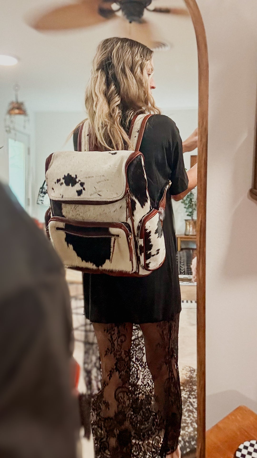 The Bubba Bag™ | Hair-On Cowhide & Genuine Leather Backpack