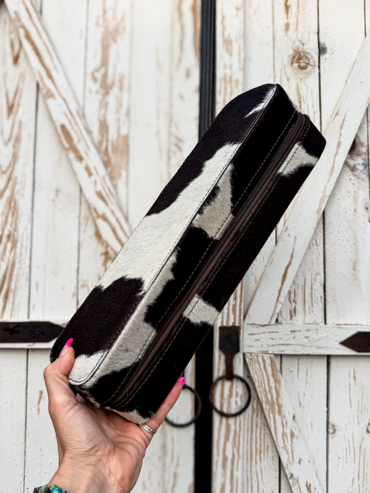 The Wild Hair Tool Box | Western Cowhide Hair Tool Travel Case
