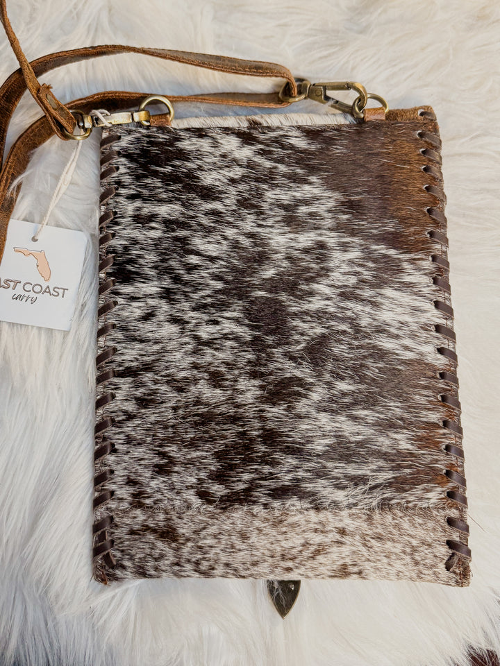 The Buckle Bag | Cowhide & Buckle Snap Crossbody / Lightweight Small Carry Crossbody