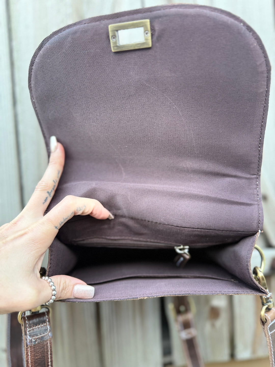 The Westport | Handmade Full Grain Leather Boot-Stitch Purse