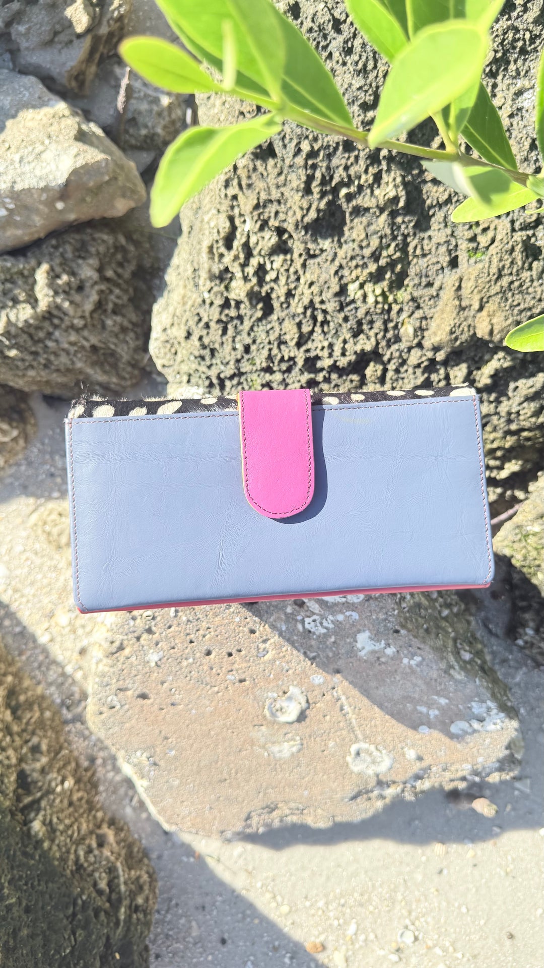 Palm Beach Rodeo | Hair on Hide with Animal Design and Colorful Recycled Leather Wallets