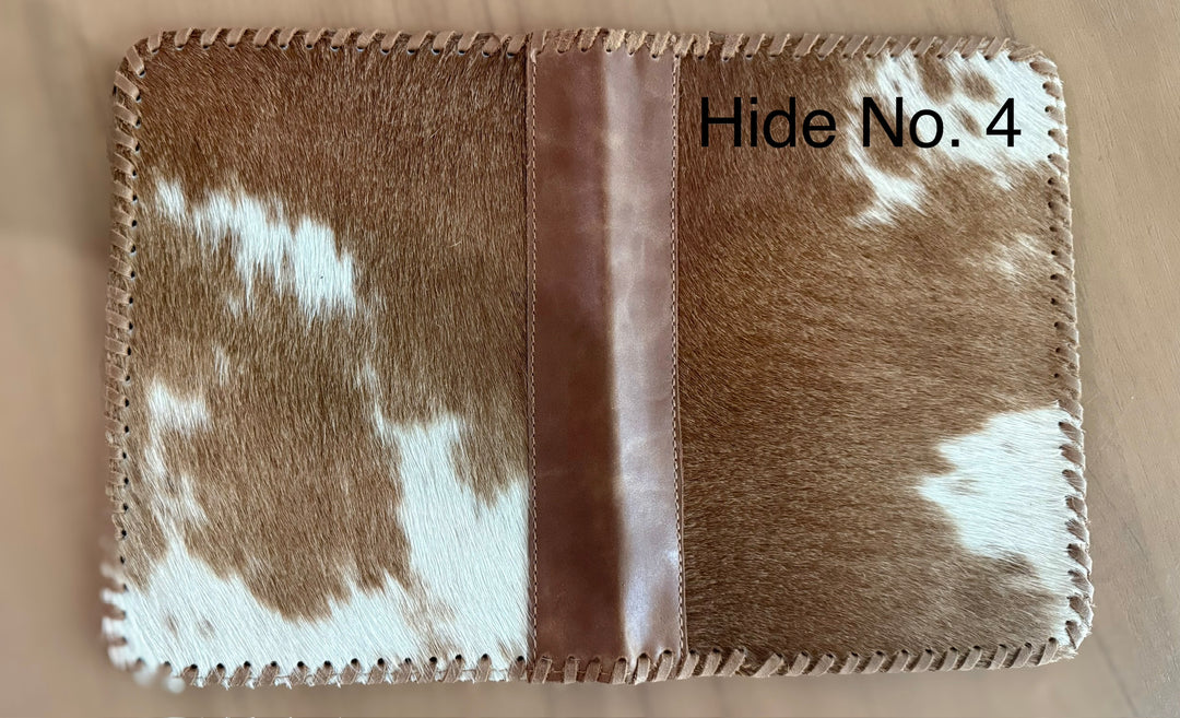 Cowhide Bible, Journal & Book Cover | Genuine Hair-On Hide | Standard Size Bibles