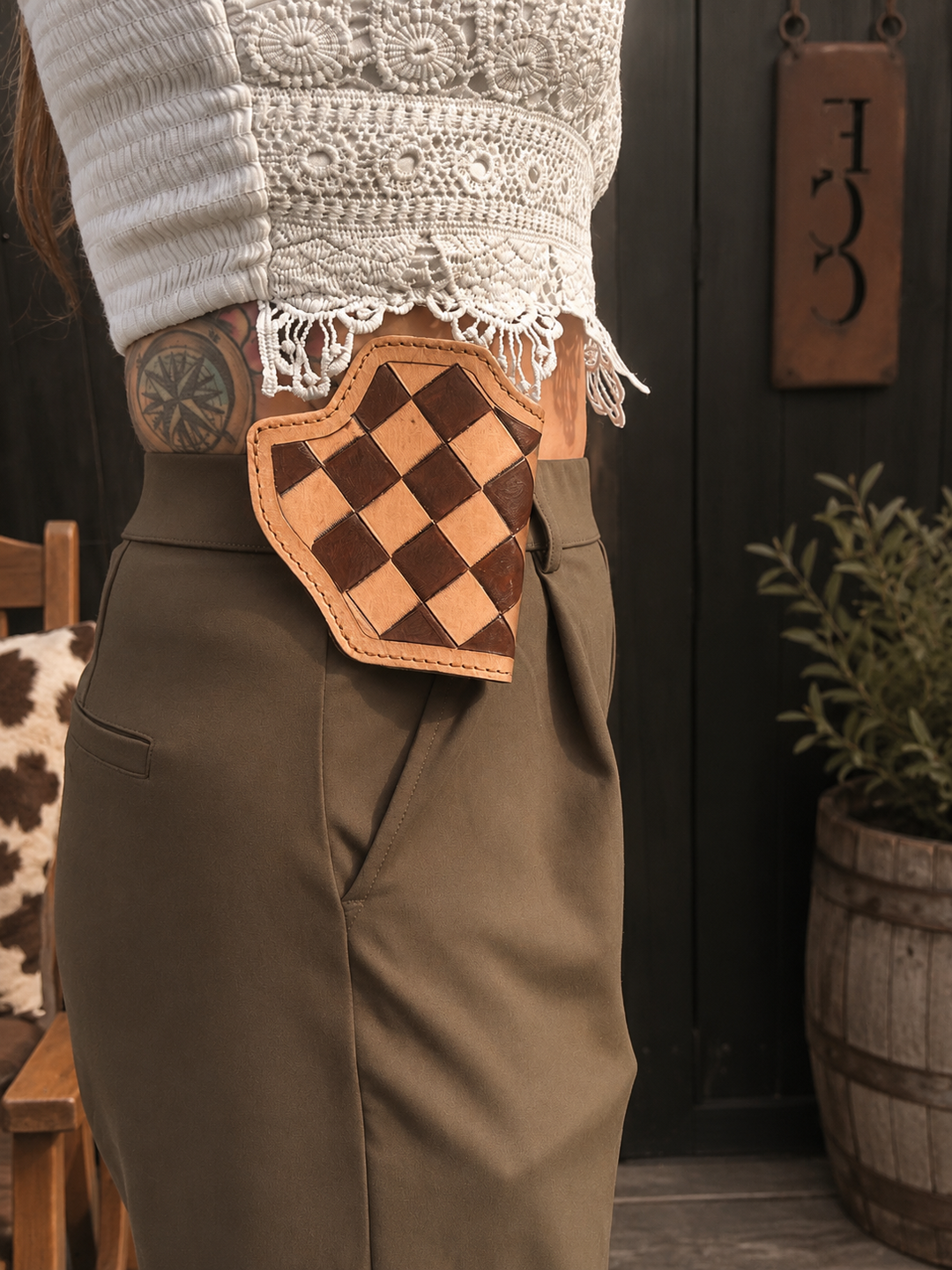 The Checkmate Holster

Genuine Leather Concealed Carry Holster | Right-Hand OWB