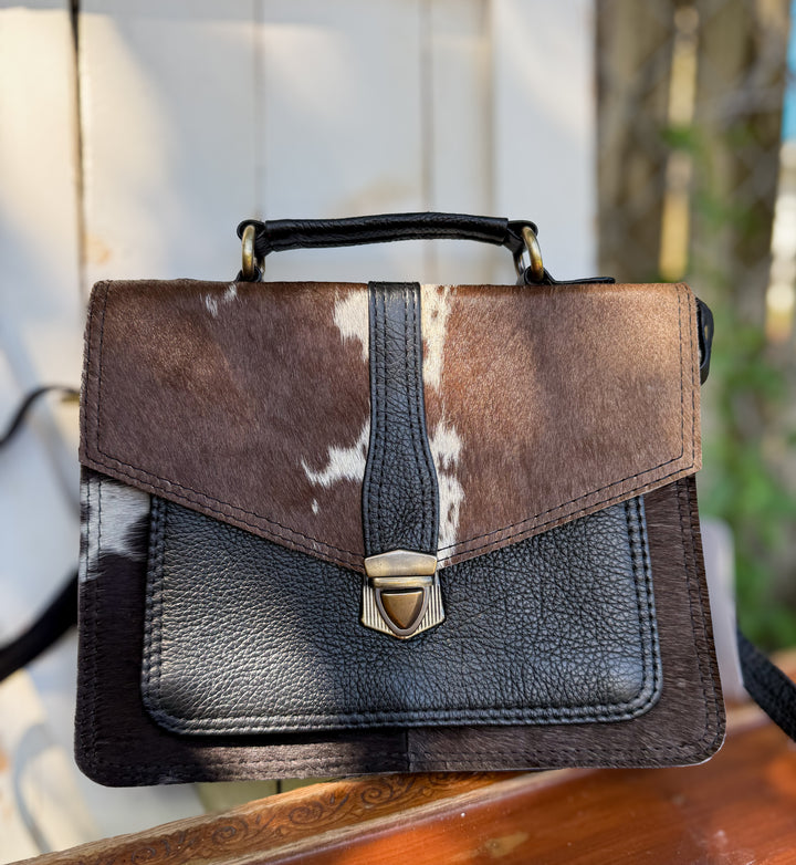 The High Noon Mini Hair-On Hide Crossbody Purse