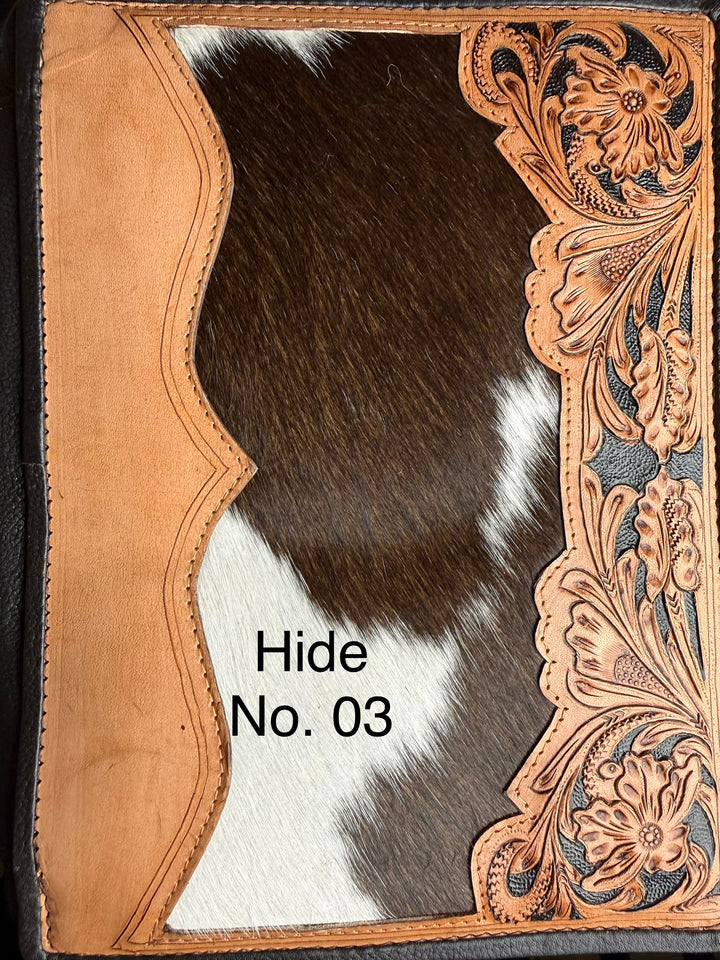 Word Over World™ | Tooled Leather & Cowhide Bible Study Case