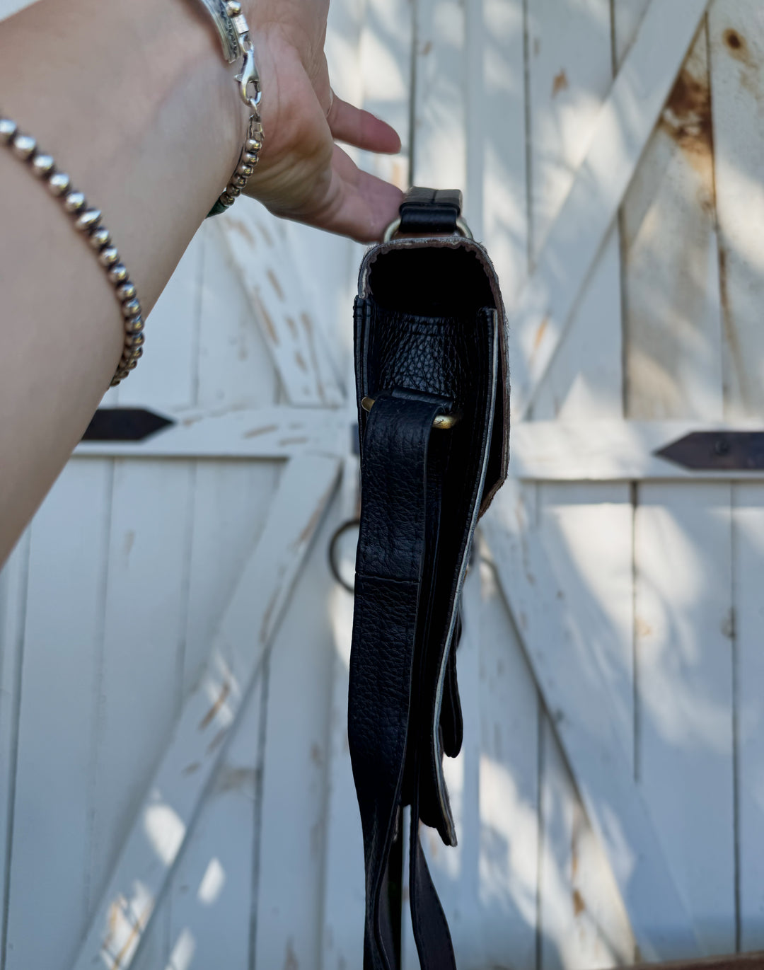 The High Noon Mini Hair-On Hide Crossbody Purse